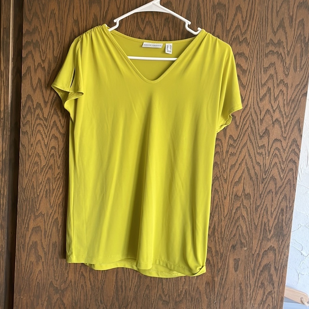 Susan Graver‎ Bright Yellow Blouse